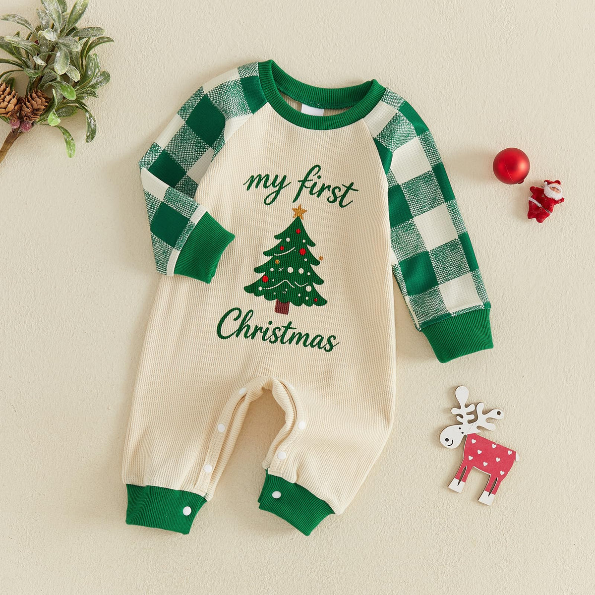 Newborn Baby Boy Fall Winter Romper Jumpsuit H650882