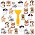 24 Pcs Dog Bathtub Non Slip Stickers N3555