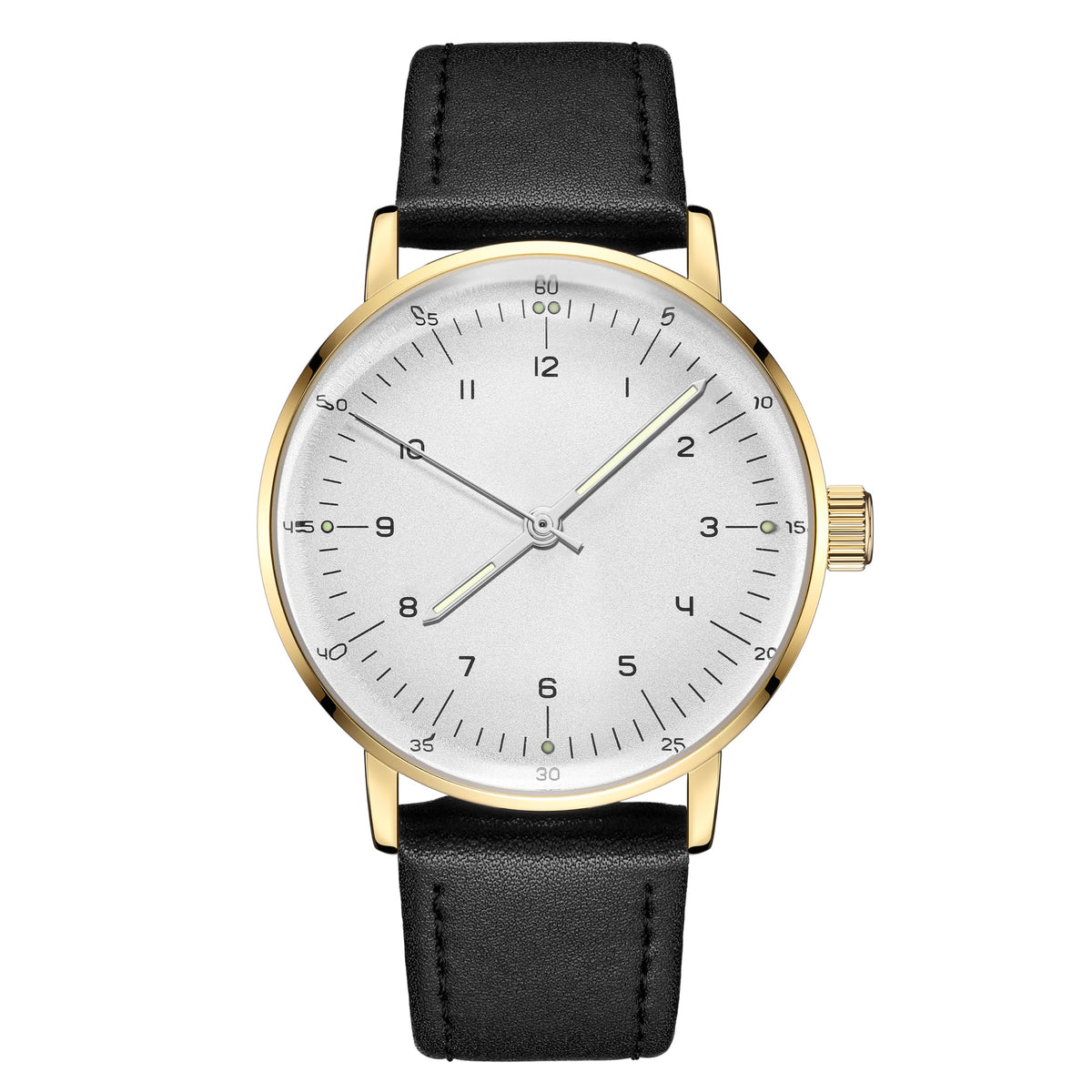 Vintage Mechanical Watch with Domed Glass and 40mm Case Z765278