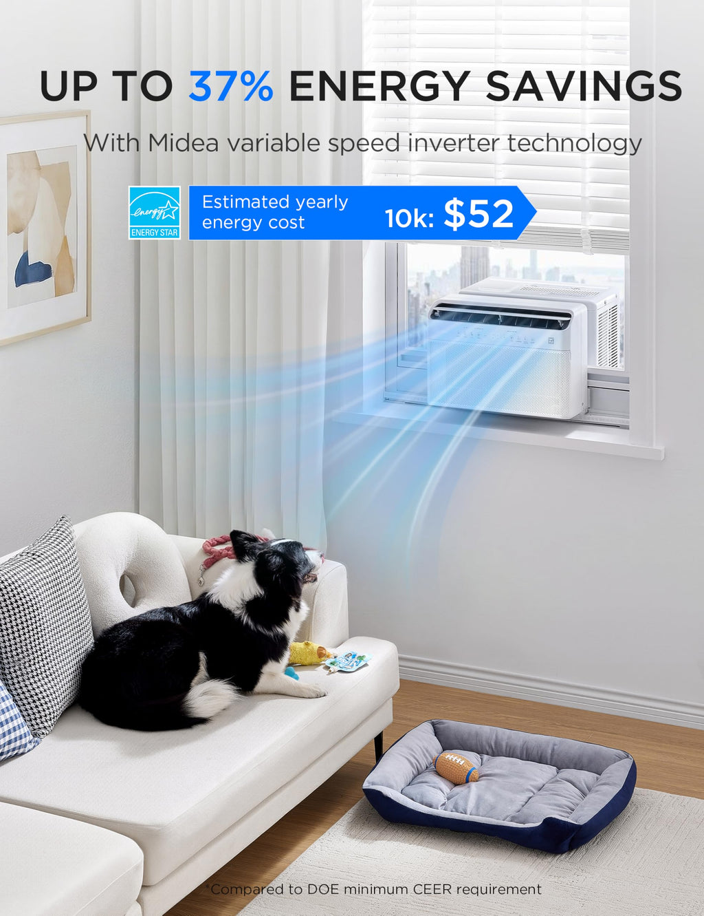 10,000 BTU Smart Inverter Window AC R810961