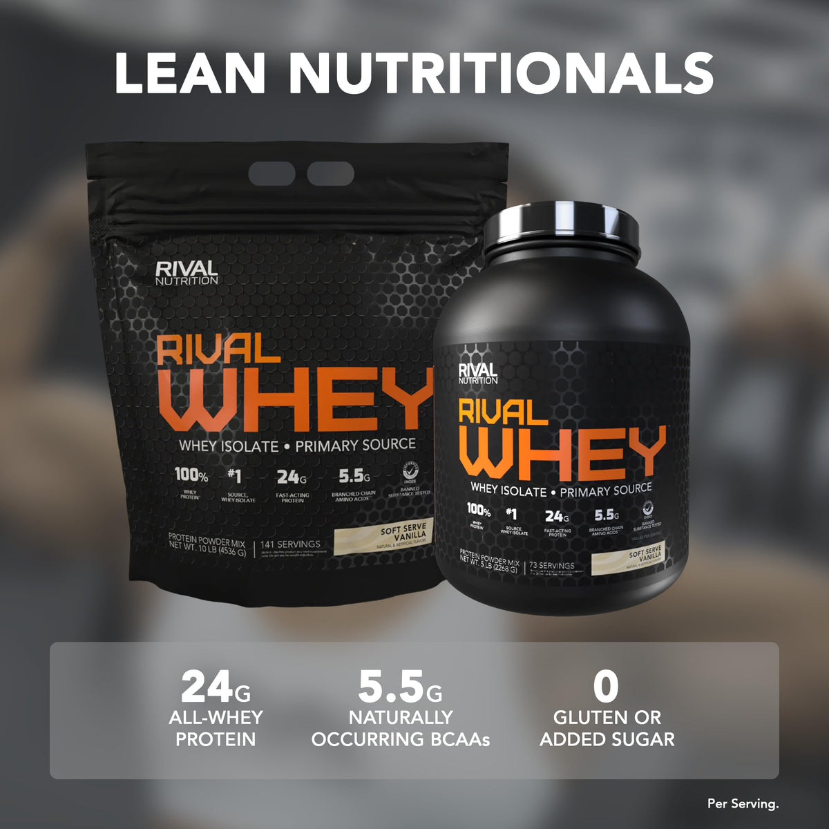 Chocolate Peanut Butter Whey Protein Powder 5 lb E629