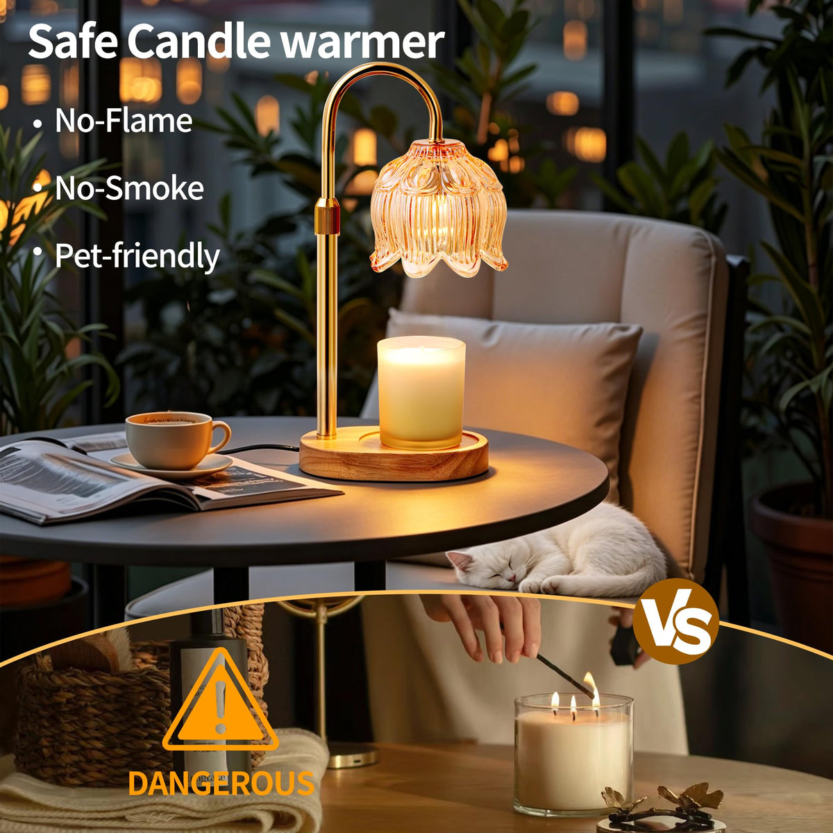 Candle Warmer Lamp with Timer L305