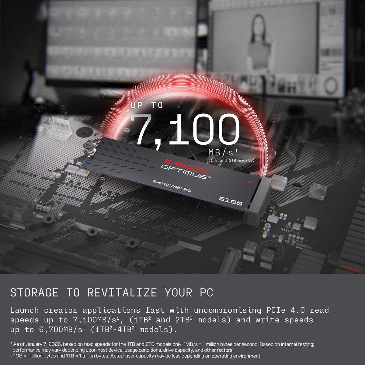 2TB NVMe SSD, PCIe 4.0, M.2 2280 Q432