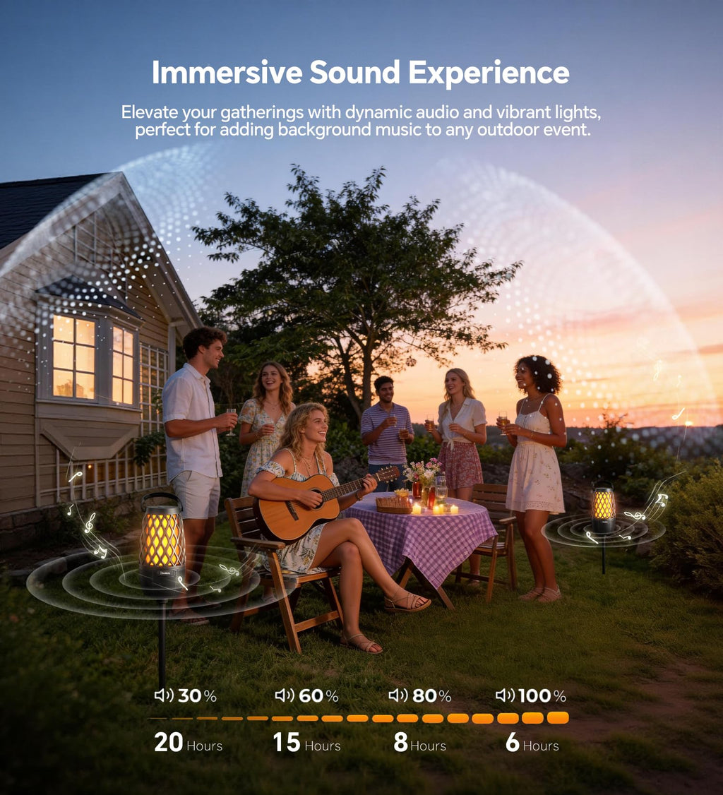 IPX5 Waterproof Outdoor Speakers 2 Pack H7956