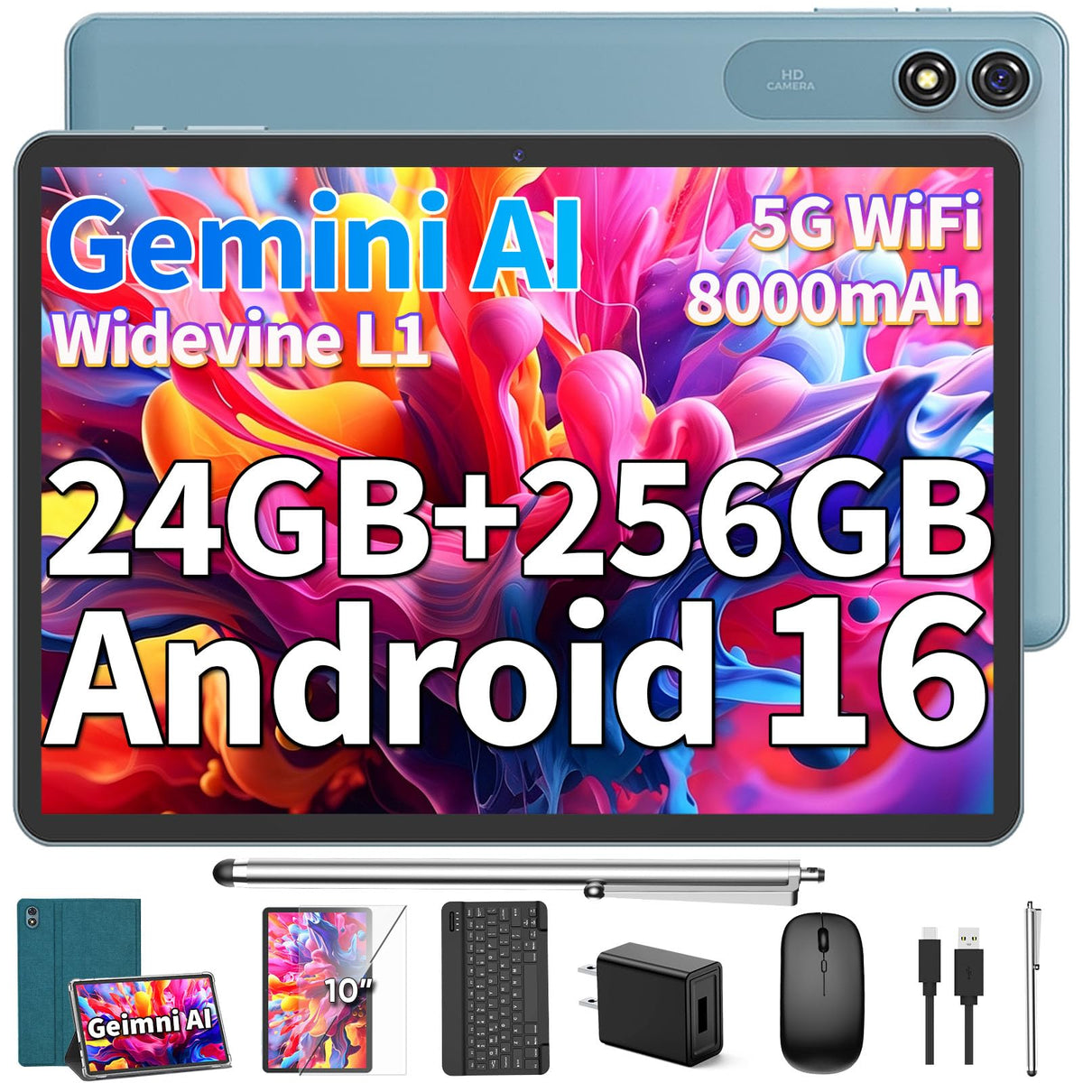 Android 10 inch Tablet with Keyboard Y729865