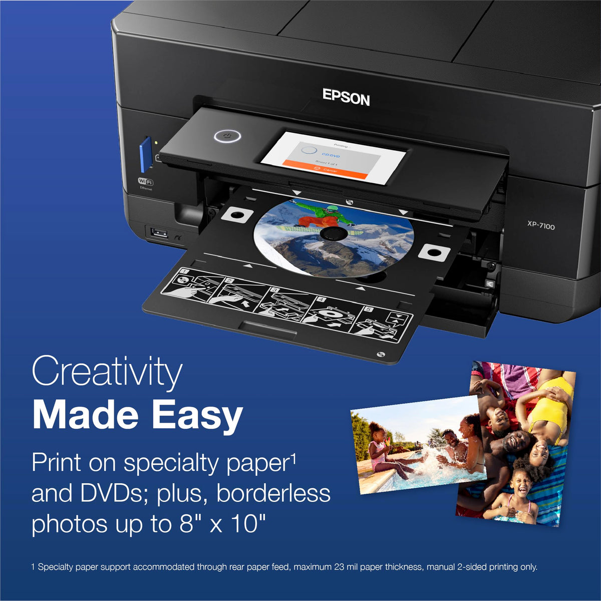 Wireless Color All-in-One Inkjet Printer Z7176