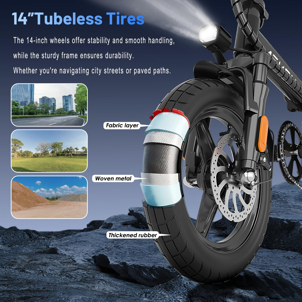 Foldable 14 Inch Electric Bike E673943