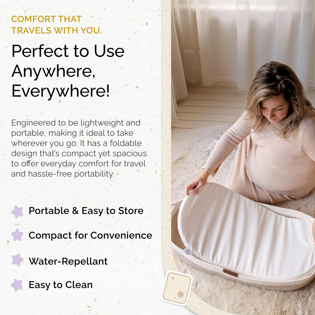 Foldable Baby Changing Pad 29” x 15” Waterproof Ultra Soft N70199