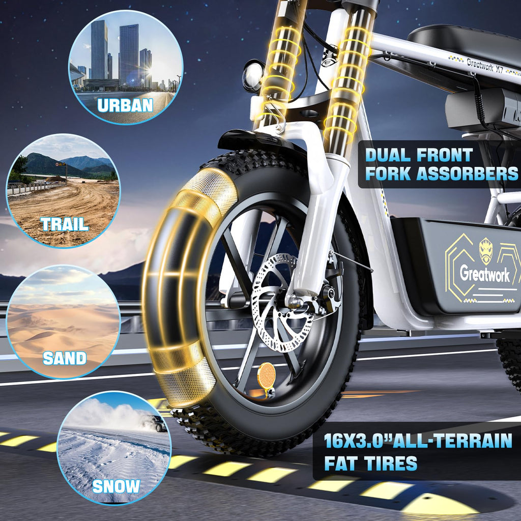 1500W Electric Scooter with Seat N369