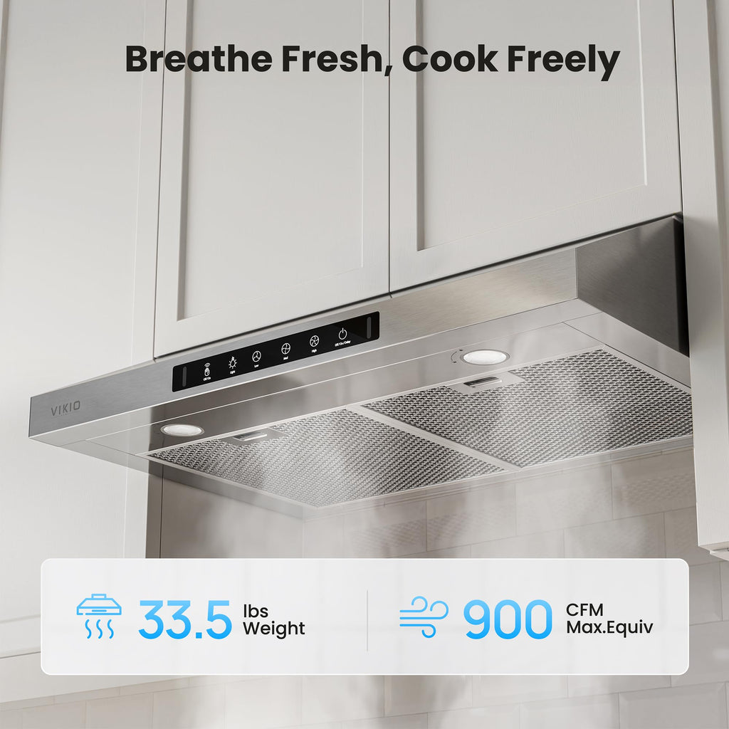 30 Inch Under Cabinet Range Hood 900 CFM Dual Motor A101