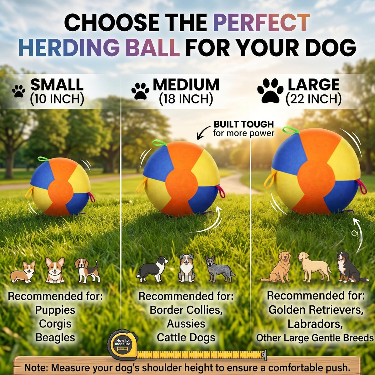 Inflatable Dog Ball with Handle Cover & Pump 18in M817108