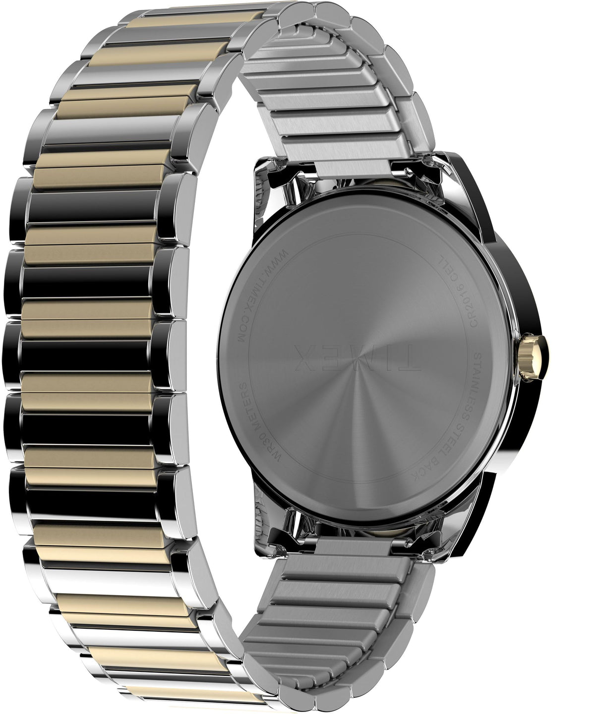 Men's 40mm Watch Two-Tone Expansion Band White Dial C786973