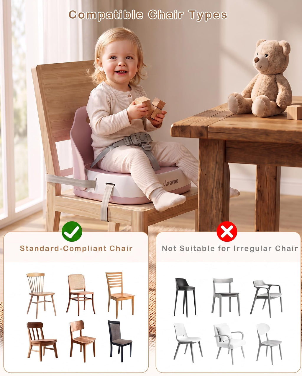 Pink Booster Seat E6180