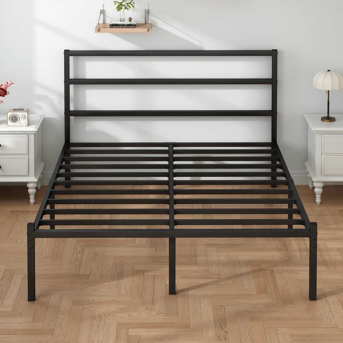 Black Full Size Bed Frame K566