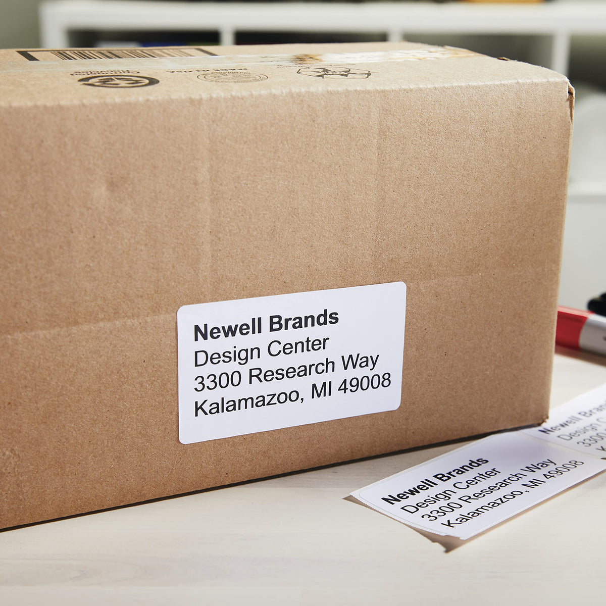 Large Shipping Labels 2-5/16" x 4", 3 Rolls of 300 J596