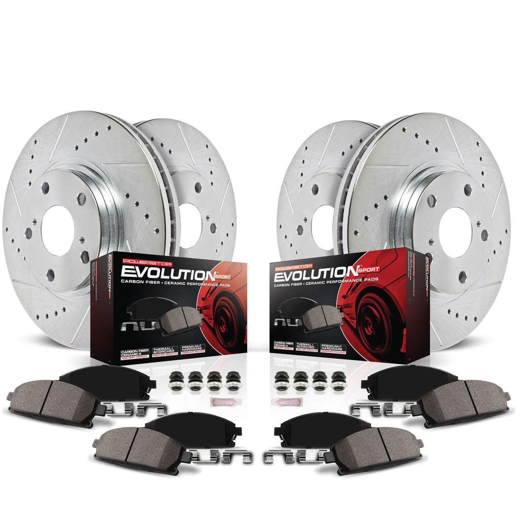 Brake Pad & Rotor Kit Front & Rear W2272