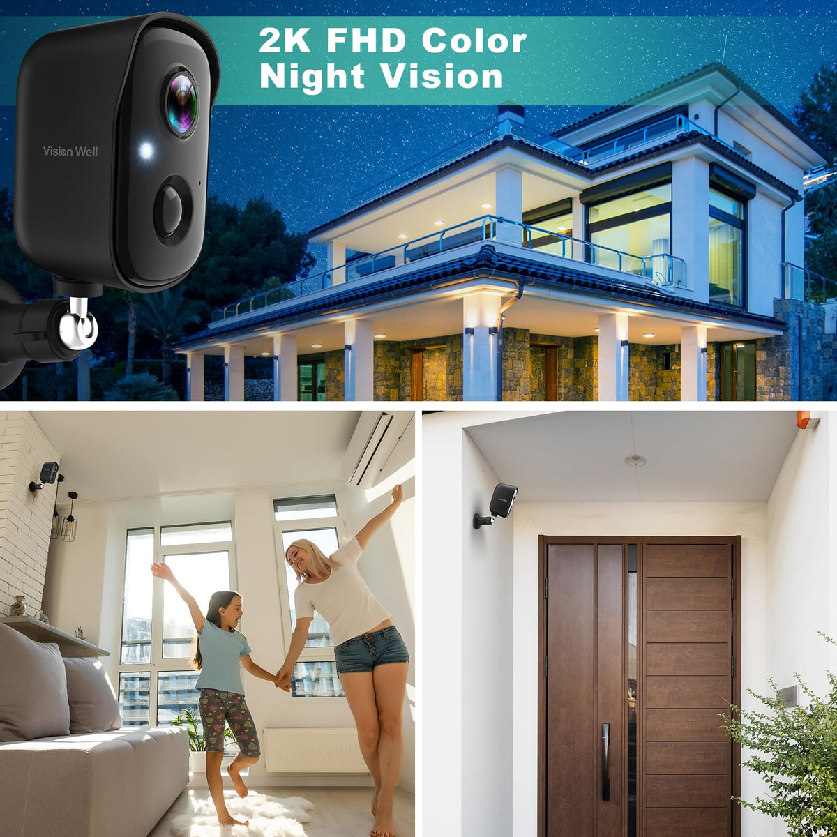 Wireless Outdoor Security Cameras R8348
