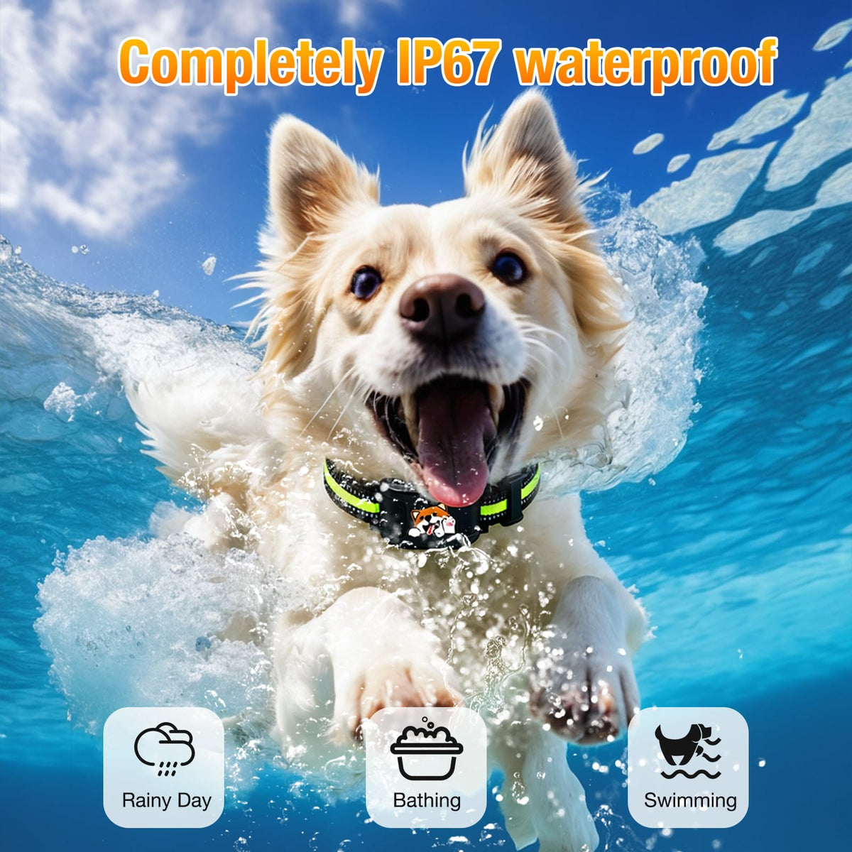 Wireless Dog Fence System with Training Collar F634