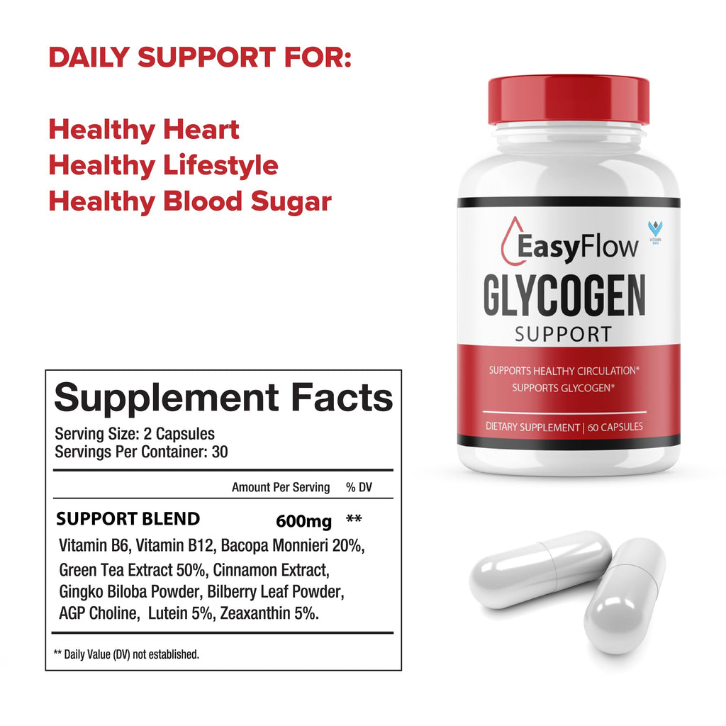 120 Capsules Glycogen Support Supplement J69015