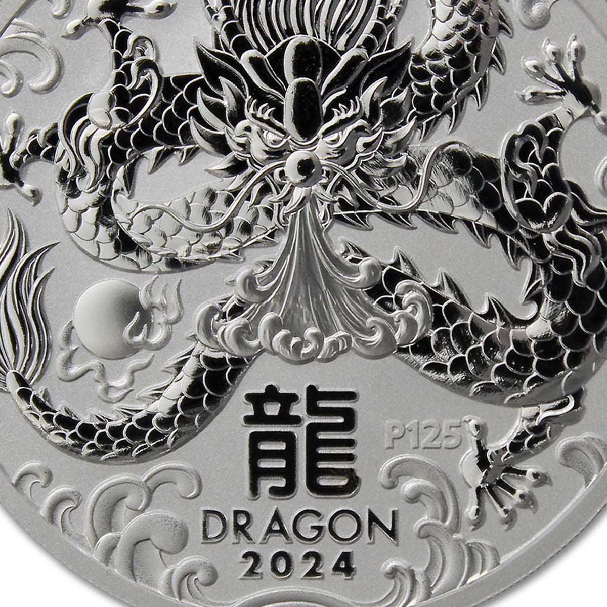 1 oz Australian Silver Year of the Dragon Coin L45814