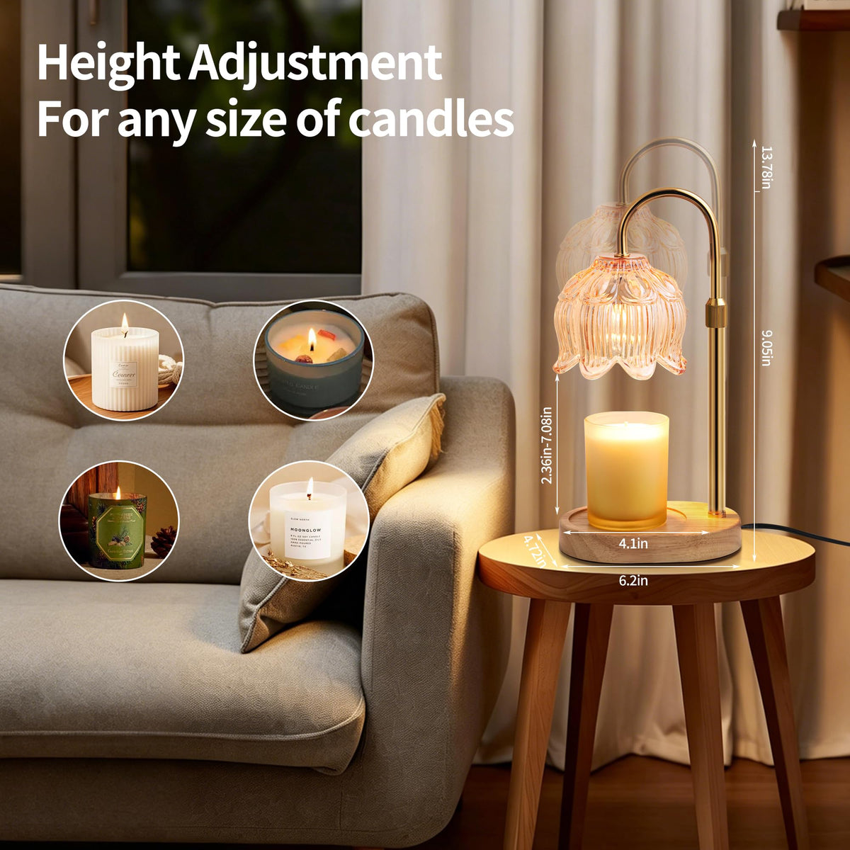 Candle Warmer Lamp with Timer L305