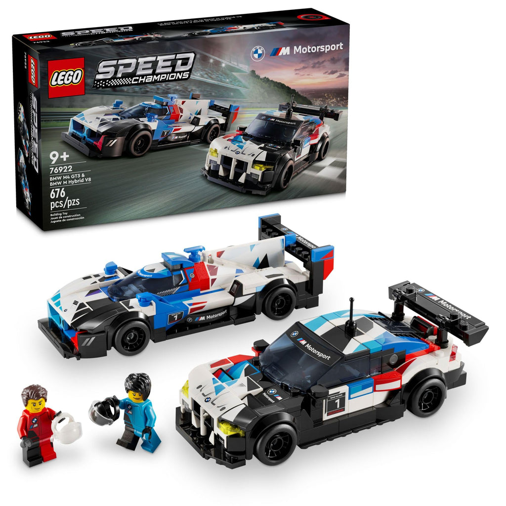 Buildable Race Car Toy Set with 2 Models and 2 Minifigures L952882