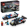 Buildable Race Car Toy Set with 2 Models and 2 Minifigures L952882