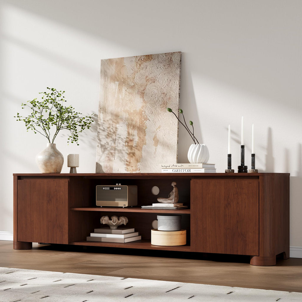 70" Walnut TV Stand T62495