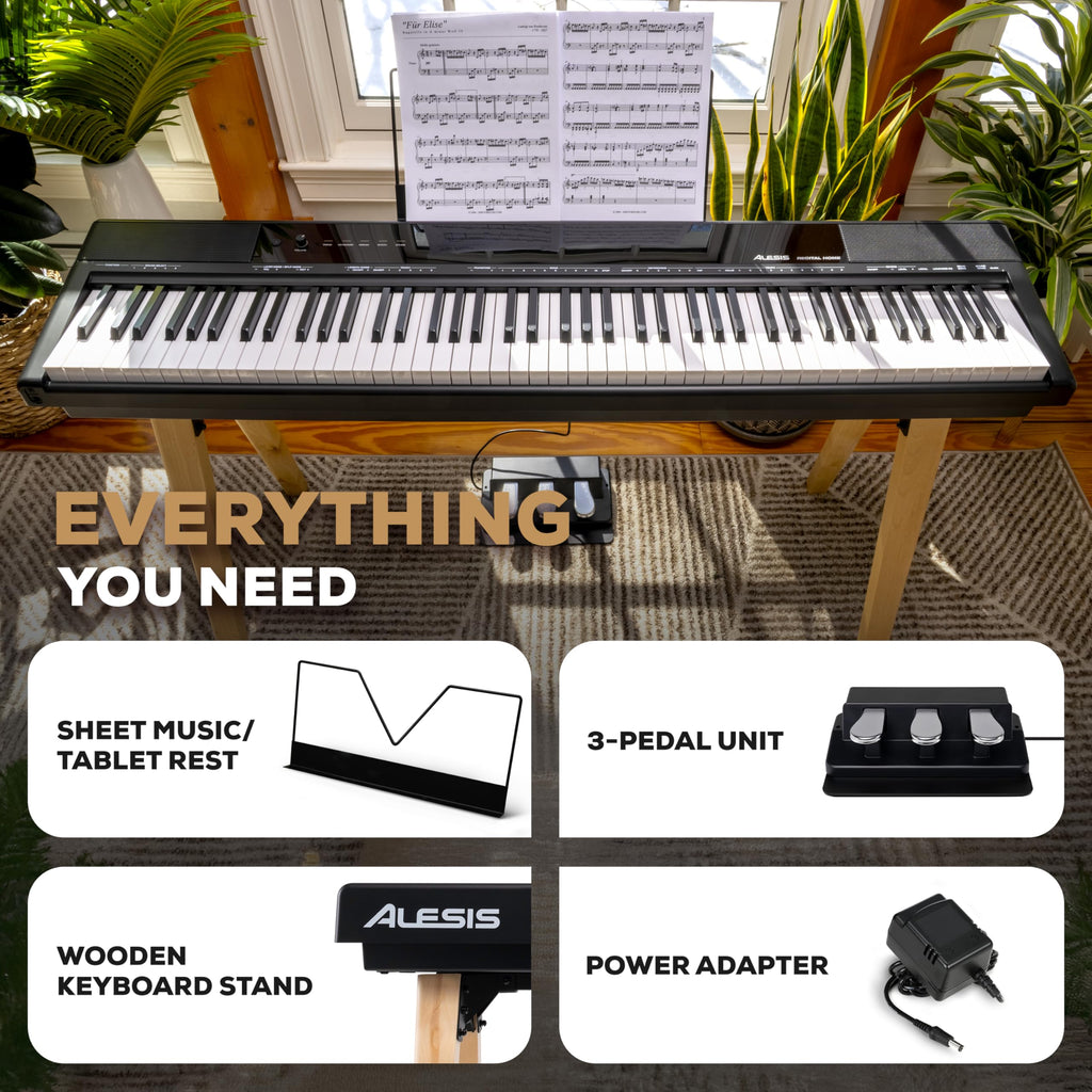 88-Key Black Digital Piano M97870