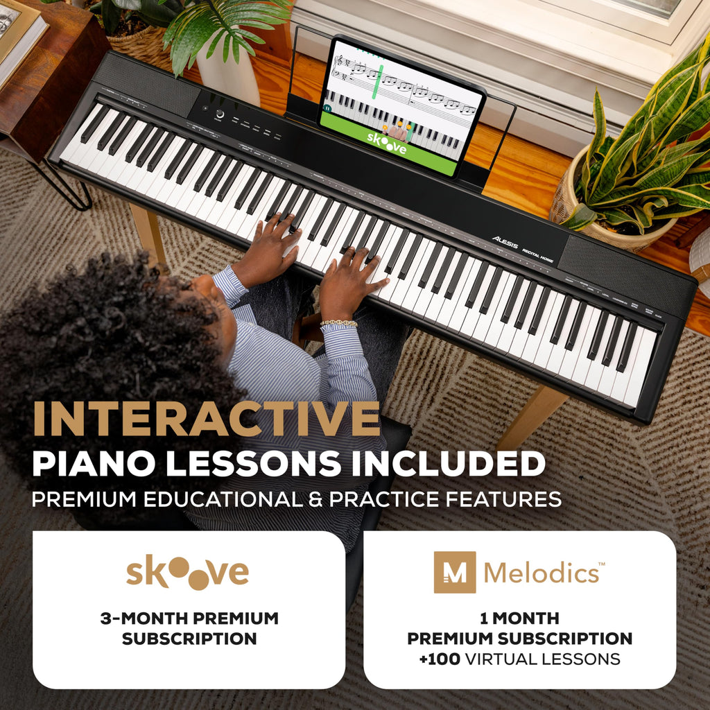 88-Key Black Digital Piano M97870