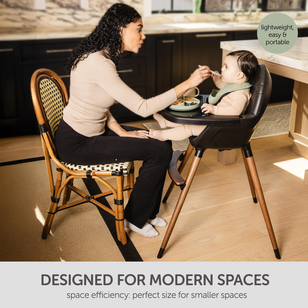 Convertible Wooden High Chair with Adjustable Height B7447